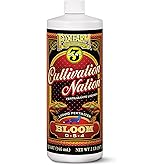 FoxFarm Cultivation Nation Bloom Fertilizer - Enhanced Bud & Fruit Development, Ideal for Soil, Soilless Media, Hydroponics & Aeroponics - Part 3 of 3-Part Feeding Program- NPK 0-5-4 (Quart)