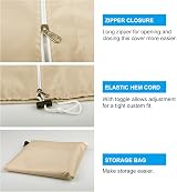 OKPOW Parasol Cover Waterproof Heavy Duty 2.5m-3m Umbrella Protect view 5