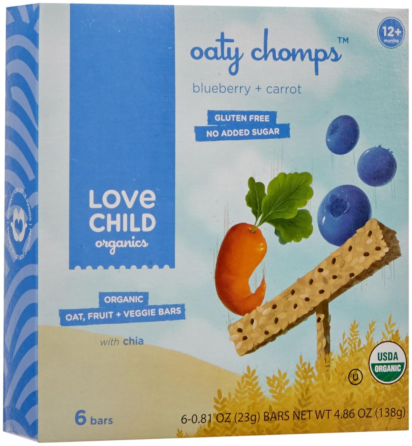 love child organics oats & chia infant cereal