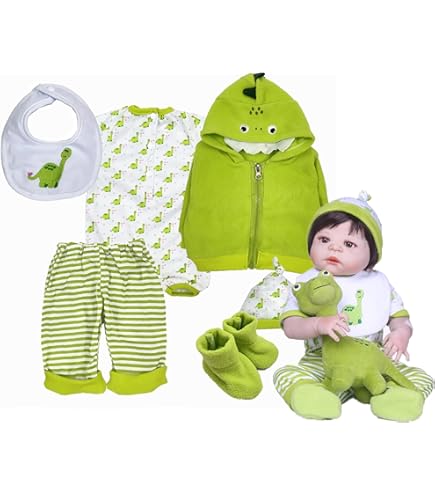 BABYL   グッズ Amazon.com: Reborn Baby Girl Boy Dolls Clothes 22 inch 4 pcs