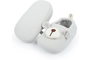 KARUNEL Baby Booties Newborn Shoes Infant Cotton Slippers Non-Slip Warm Ankle Boots for Boy Girl