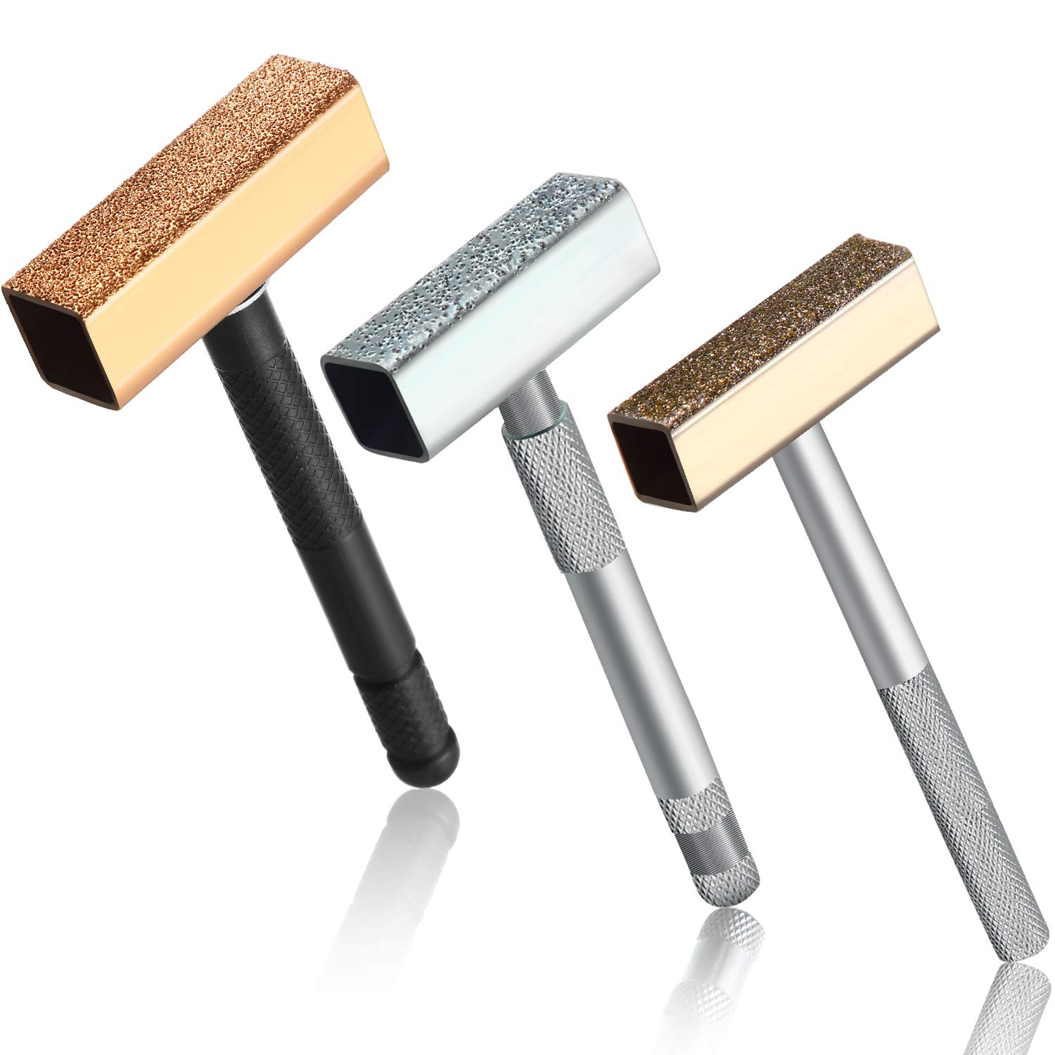 3 Piece Diamond Dressing Tool with Flat Diamond Coated Surface for Grinding Wheels