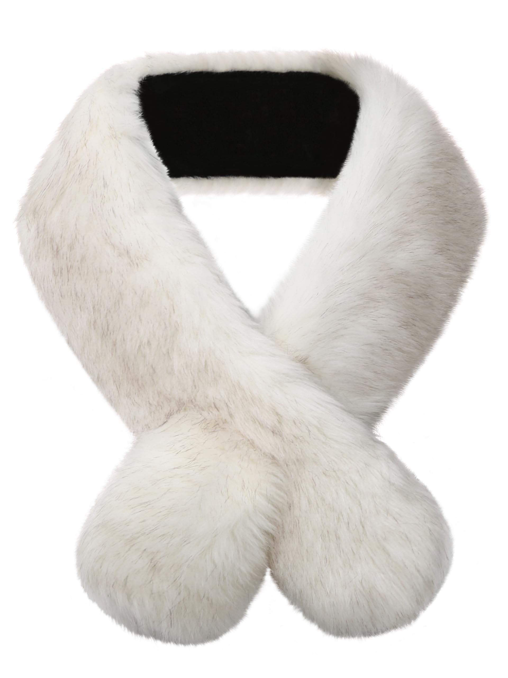 Soul young fur hat white‎ Oversized Faux Fur Cowboy Hat in White – Kim Shui Studio main image 4