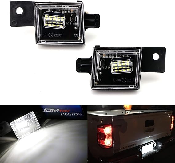 iJDMTOY OEMFit 3W Full LED License Plate Light Assembly