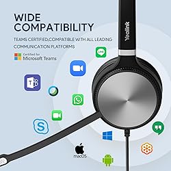 Yealink UH36 Professional USB Headset, Wired
