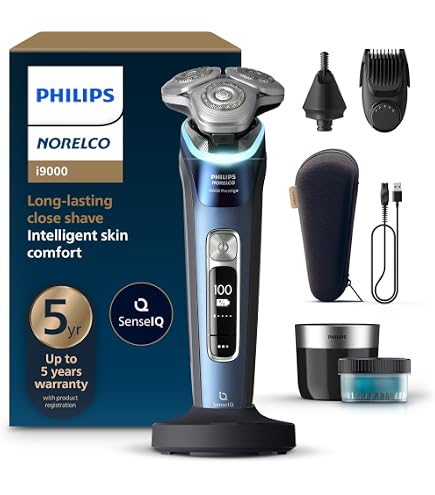 Amazon.com: Philips S9000 Prestige Electric Shaver w/Qi Wireless