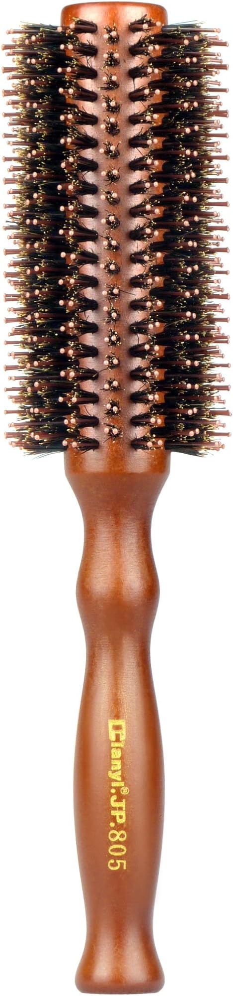 Styling Essentials Natural Boar Bristles Hair Brush, Bristles Comb Ruled (5.6cm diameter)