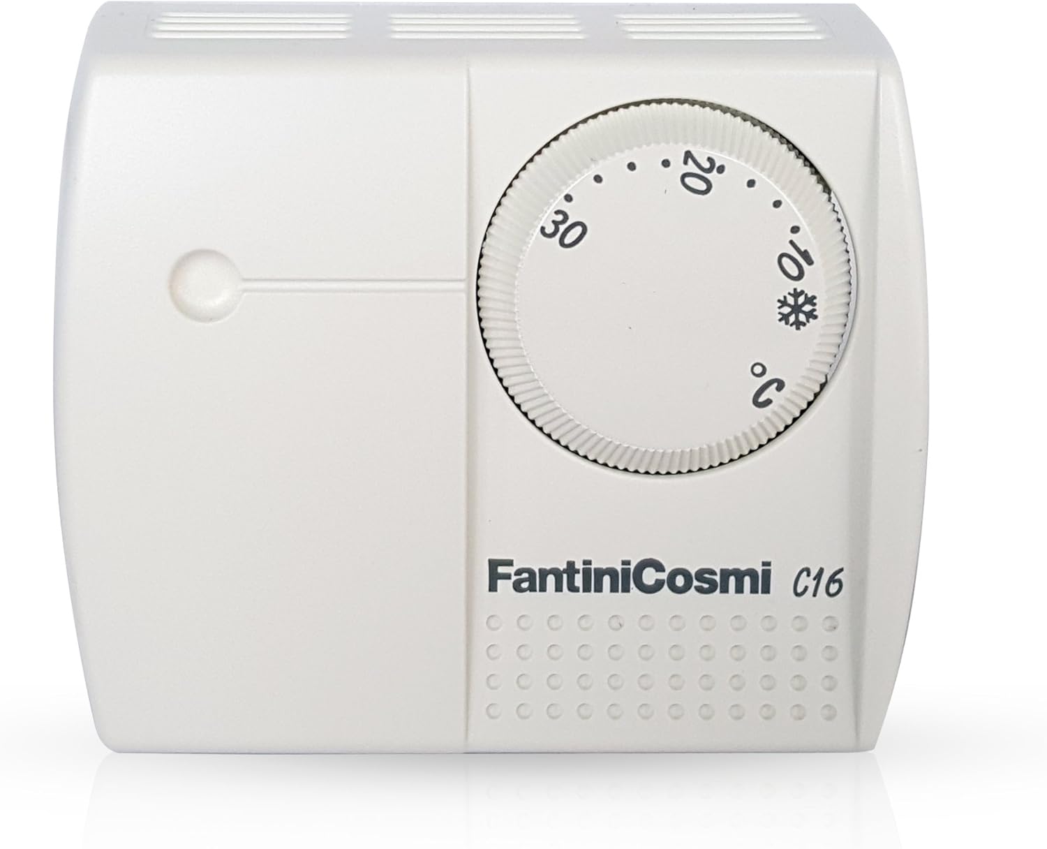 Fantini Cosmi Electromechanical Thermostat with Gas Expansion, white ...