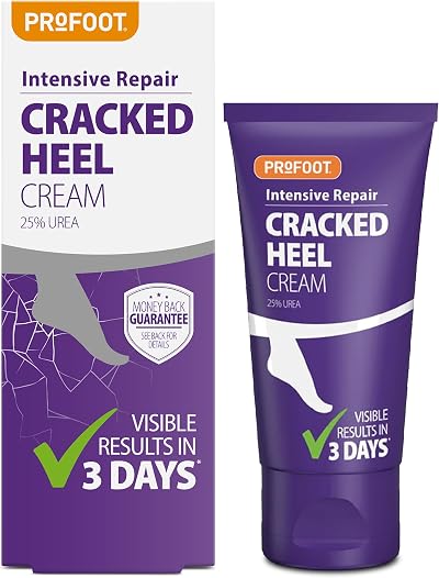 PROFOOT Cracked Heel Cream 25% Urea Intensive Repair Dry Foot Moisturiser 60ml