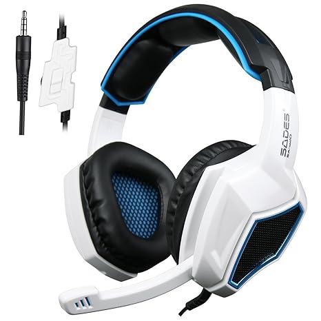 Auriculares Gaming para PS4 PC,Sades SA920 Cascos Ruido Reducción ...