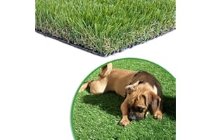 WarmShe Artificial Grass Turf 3FTX7FT,1,38inch 4 Tone Realistic Synthetic Thick Fake Faux Grass Rug Astroturf Carpet Landscap