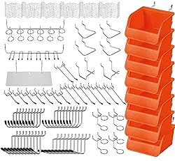 HORUSDY 150-Piece Pegboard Hooks