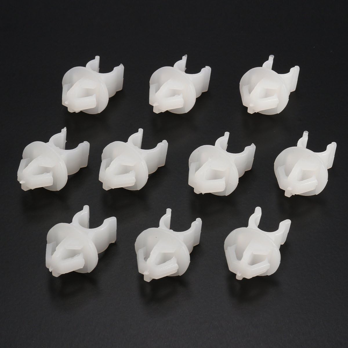 FeLiCia 30pcs ABS Car Hood Bonnet Prop Rod Clip Trim Support Clamp Holder Set For Honda