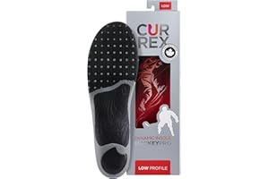 CURREX HockeyPRO Insole - Men, Women & Youth Dynamic Support Insoles - Increase Your Performance on Ice - Eliminates Rivet Pr