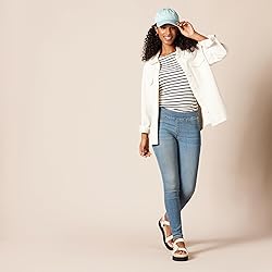 Amazon Essentials Women's Mid-Rise Stretch Pull-On