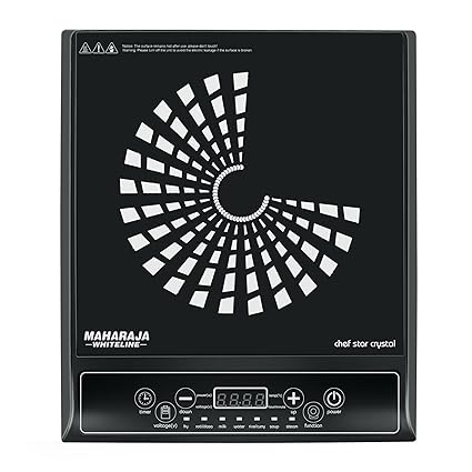 Maharaja Whiteline Chef Star Crystal IC-109 1400-Watt Induction Cooker (Black)