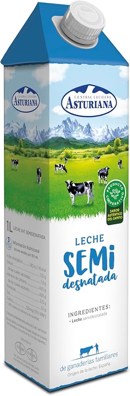 Leche Semidesnatada UHT Brik Pack 6x1L