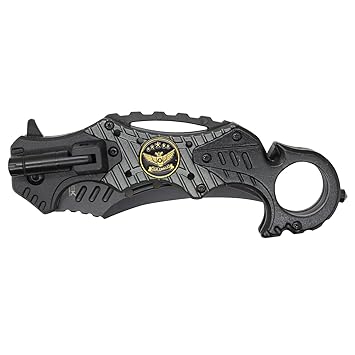 Amazon.com : SAS 9.9" Tactical Spring Assisted Folding Knife With ...
