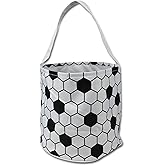 Sporty Soccer Easter Halloween Candy Basket Bucket Snack Bags Children Kids Practice