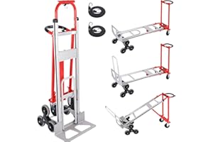 OYOEST 3 in 1 Industrial Convertible Stair Climbing Cart,1000 LBS Capacity Hand Trucks Heavy Duty, Hand Truck Dolly for Transport & Moving in Warehouse, Home, Supermarket