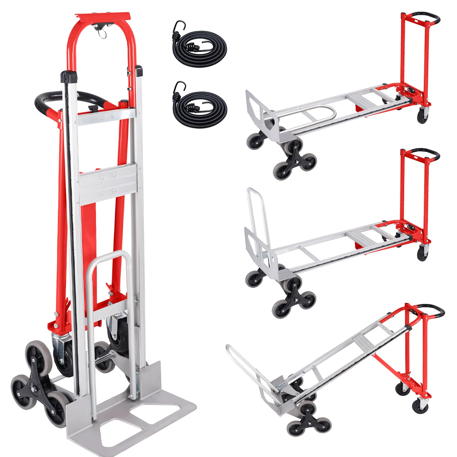 Photo 1 of ******************MISSING PARTS**************
3 in 1 Industrial Convertible Stair Climbing Cart,1000 LBS Capacity Hand Trucks Heavy Duty, Hand Truck Dolly for Transport & Moving in Warehouse, Home, Supermarket