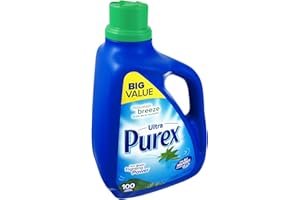 Purex Liquid Laundry Detergent, Mountain Breeze, 150 Fluid Ounces, 115 Loads