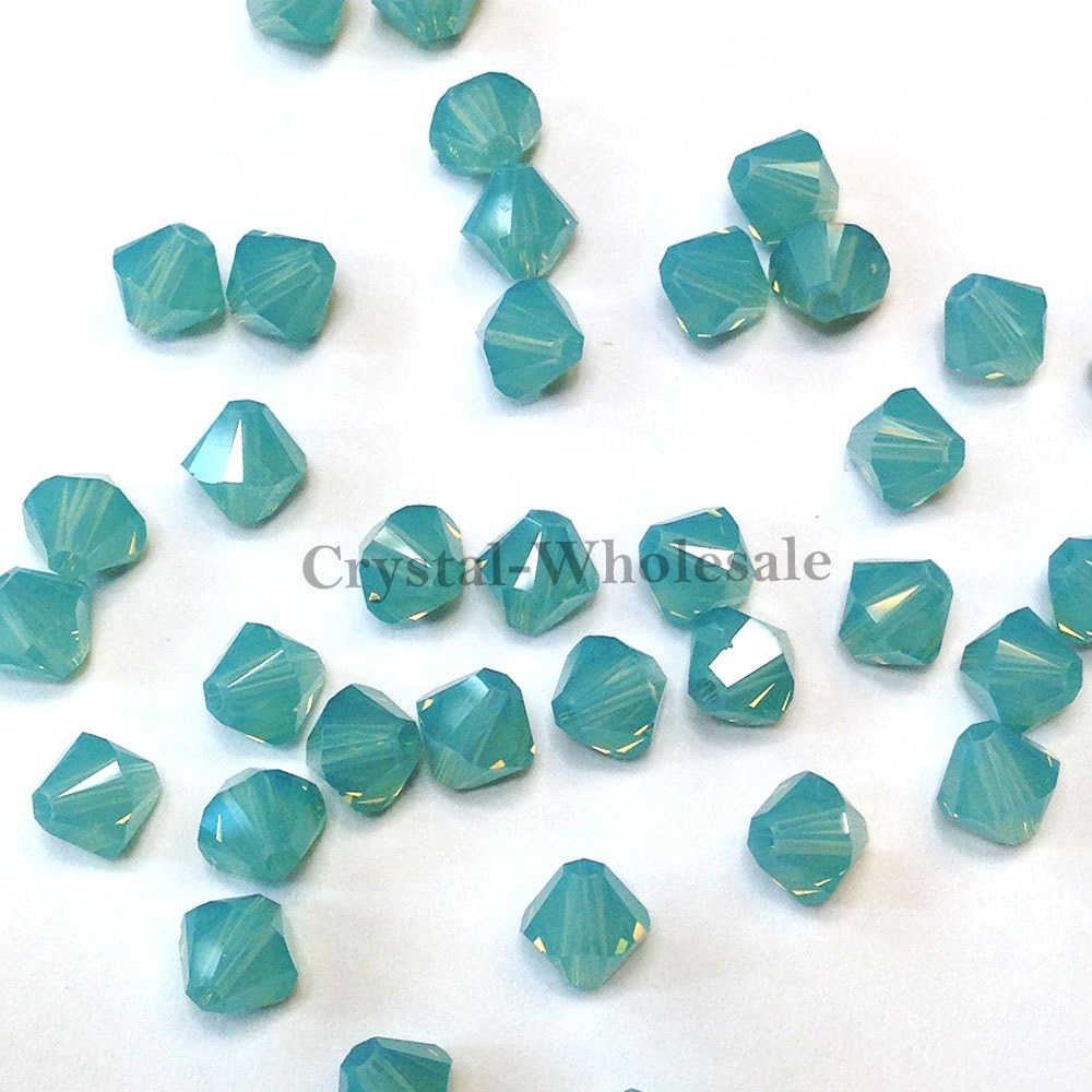 144 pcs Swarovski crystal 5328 / 5301 4mm PACIFIC OPAL (390) Genuine Loose Bicone Beads