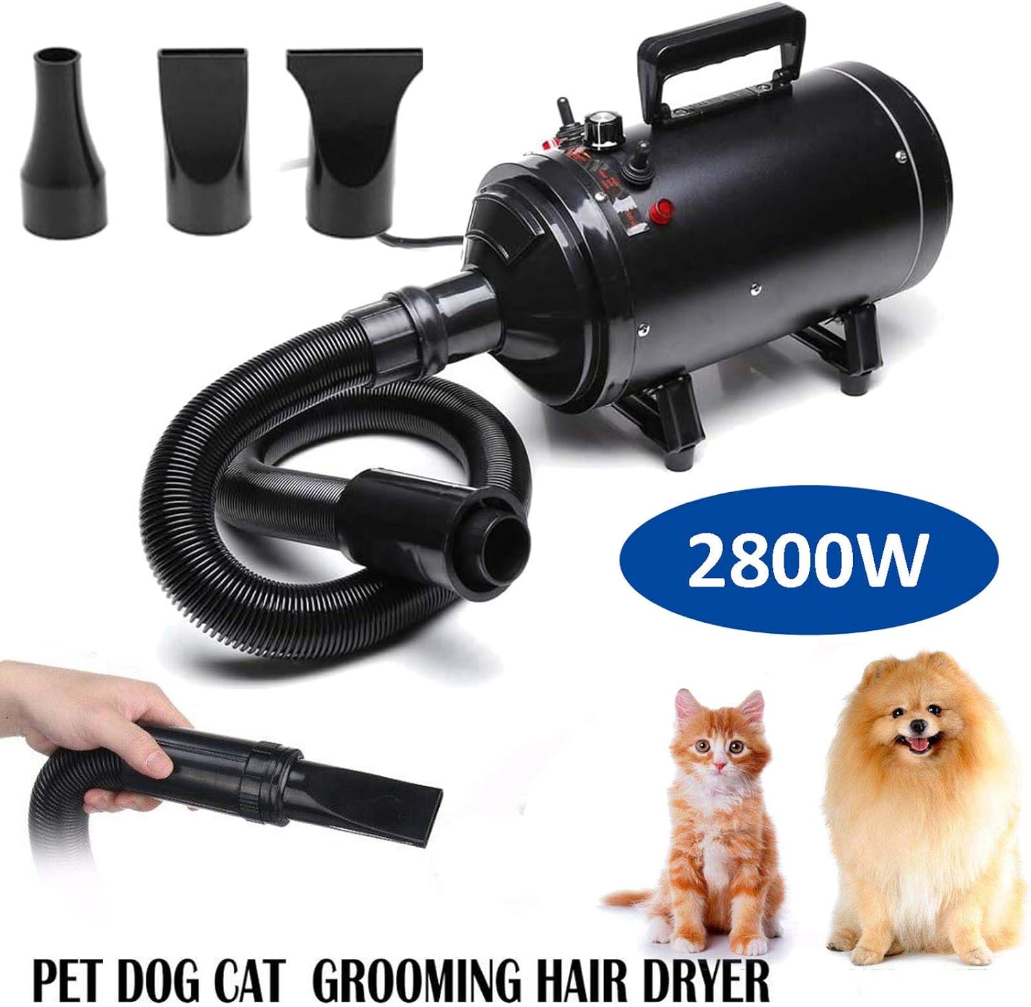 Pet Dog Grooming Blower Grooming Hair Dryer/Heater/2800W HighPower