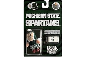 BOBBI-TOADS Bobbi-Dobbiez Attachable Plushie Sparty Mascot Compatible with Michigan State University Sparty Mascot (Michigan State University)