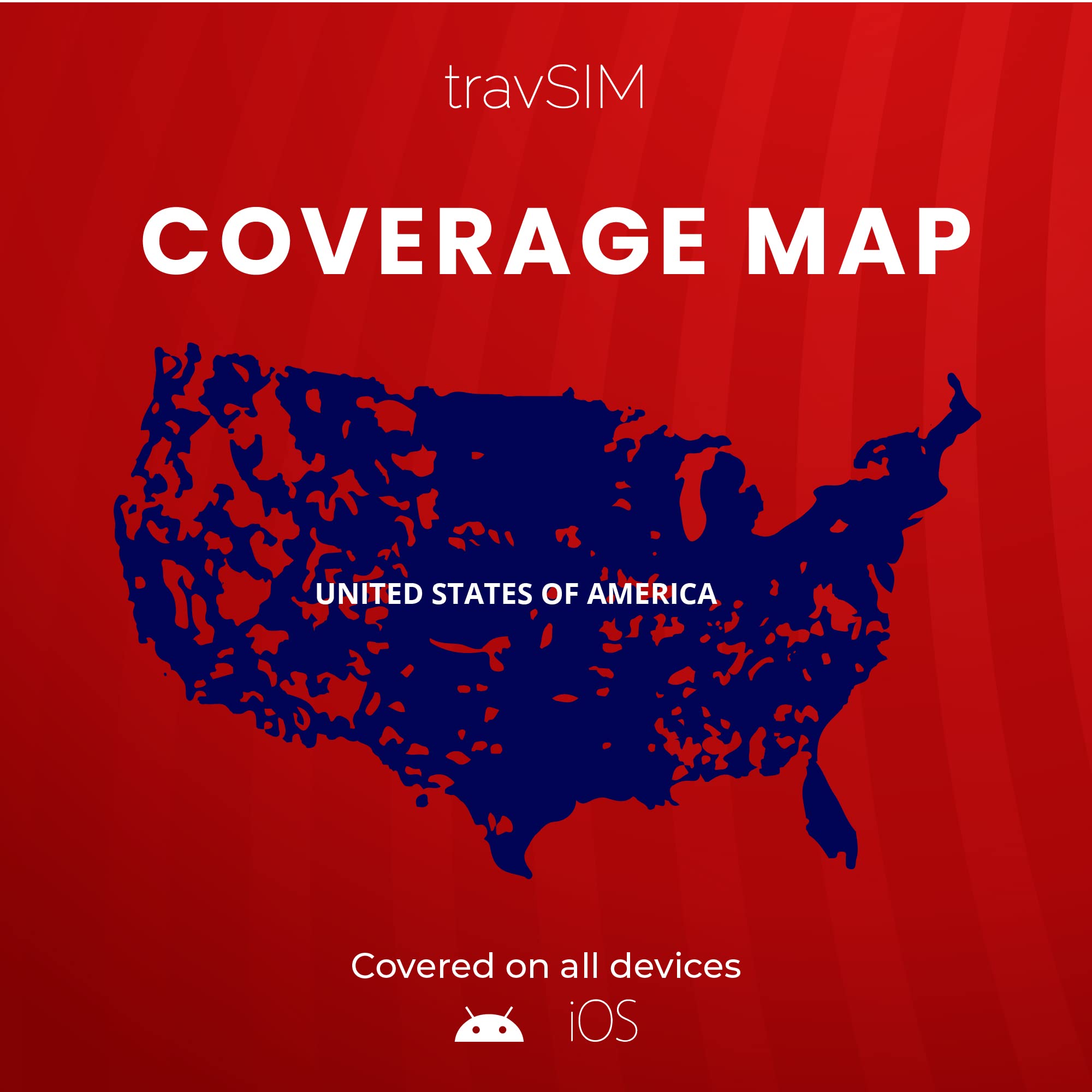 travSIM Prepaid USA SIM Card | 50GB Mobile Data at 5G speeds. Unlimited National Calls and Texts. This US SIM Card uses The AT&T Network. Works on iOS and Android Devices. Valid for 60days.