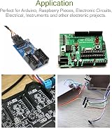 CHANZON 3 Pin Header Strip 2.54mm Straight Female Gold Plated 50pcs Arduino PCB view 7