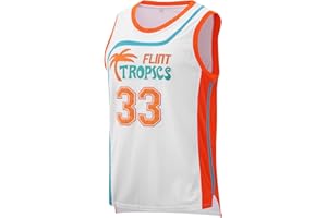 Afuby Flint Tropics Jersey Moon #33 Basketball Jerseys,90S Hip Hop Jersey S-XXXL