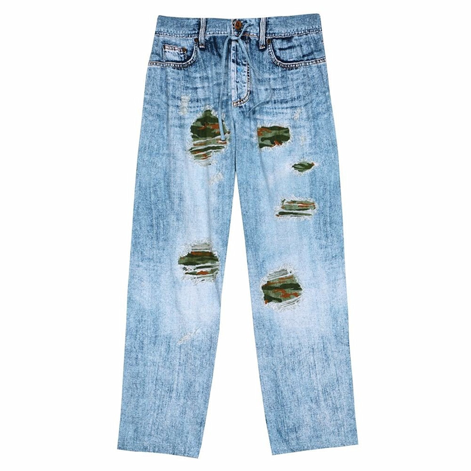 denim pajama pants mens