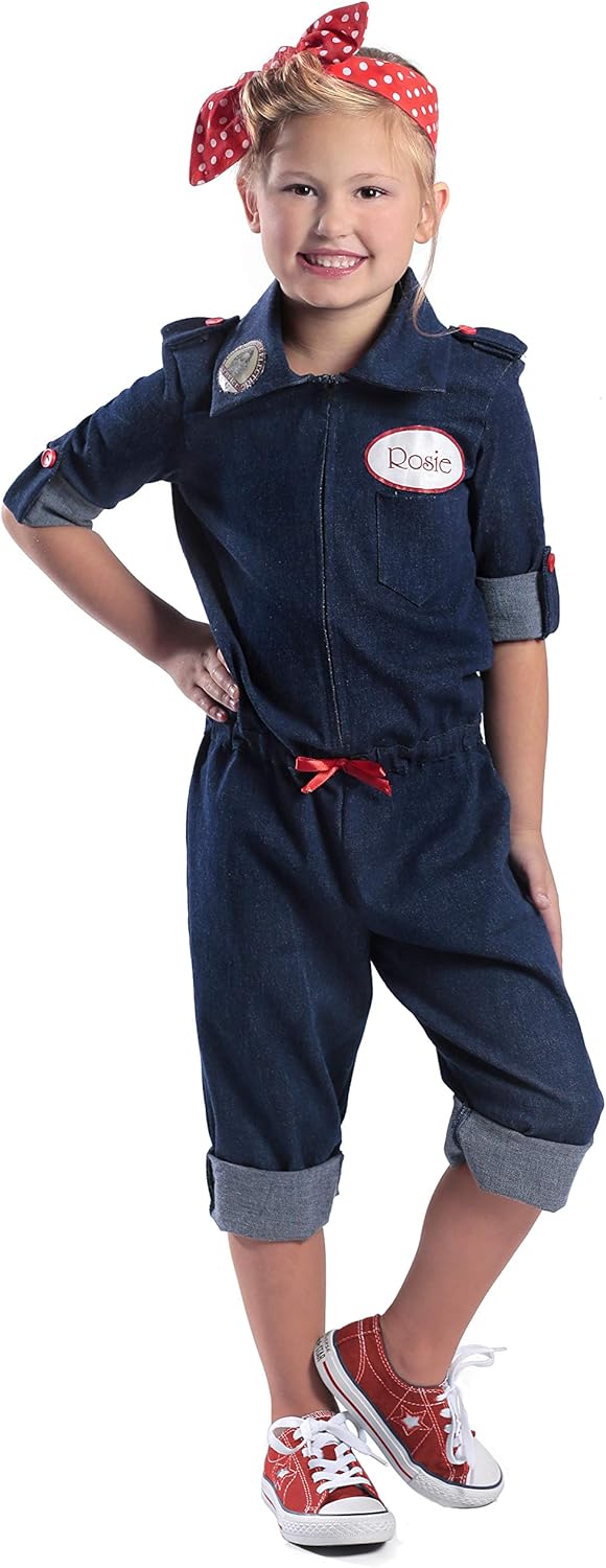 infant rosie the riveter costume