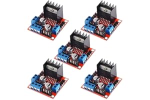 Aideepen 5pcs L298N Motor Driver Controller Board Module Stepper Motor DC Dual H Bridge for Arduin0 Smart Car Power UN0 MEGA R3 Mega256O