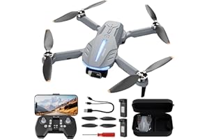 FERIETELF GPS Drone with 4K Camera for Adults - B16 Under 250g, Brushless Motor, Lightweight and Foldable RC Quadcopter for Beginners Toys Birthday Present, 50 Mins Long Flight