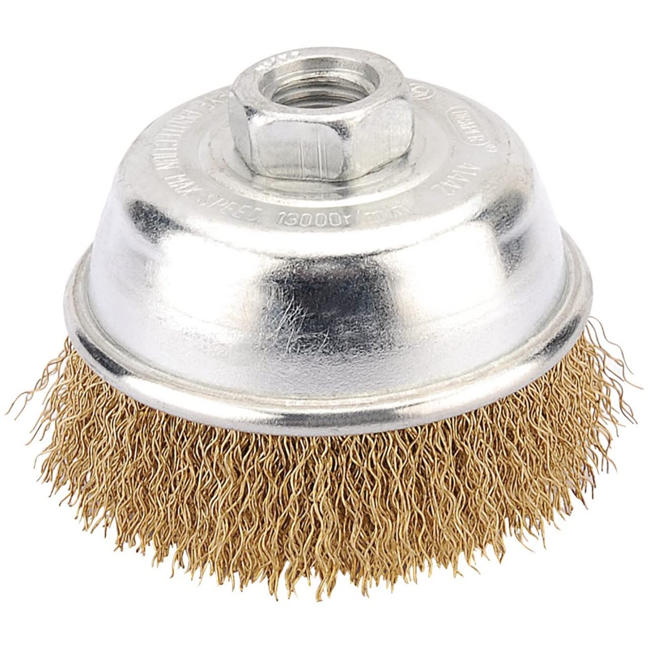 Draper 41442 Heavy Duty Wire Cup Brush with M14 Thread, 75mm