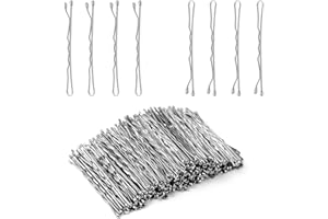 AITRAI 240PCS Silver Bobby Pins Silver Hair Pins for Women Girls Grey Hair Bobby Pins for Styling with Box, 2.2 Inch/5.5cm