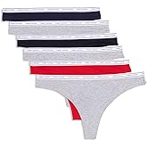 Tommy Hilfiger Women's Cotton Thong Underwear - 6 Pack