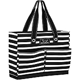 SCOUT Uptown Pocket Tote - Medium Multi-Use Tote Bag for Women, Nurses, Teachers, and Moms, 5 Pockets, Breakaway Zipper