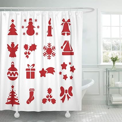 Amazon Com Emvency Fabric Shower Curtain Curtains With Hooks Old