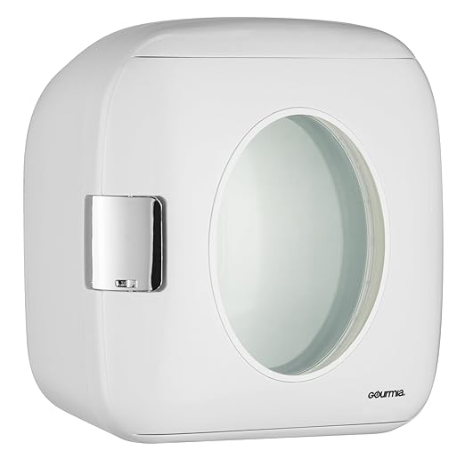 Gourmia Mini nevera portátil de 6 latas y calentador para el hogar ...