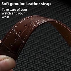 Danxancy Genuine Leather Watch Bands,Quick Release