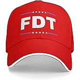 FDT Hat Anti-47 Baseball Cap Trucker Cap for Men Women Red