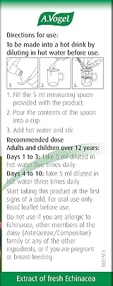 A.Vogel Echinaforce Hot Drink Echinacea Concentrate 100ml Elderberry view 5