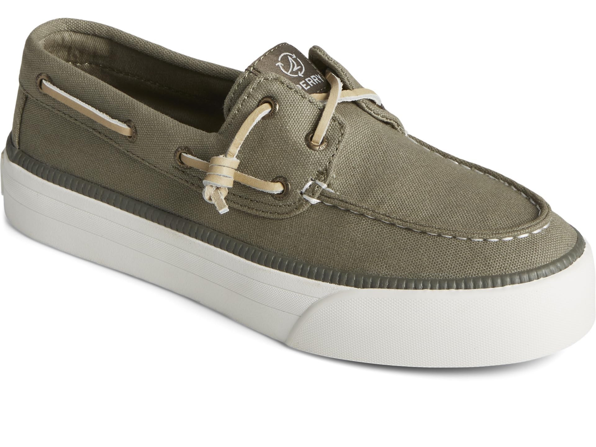 Sperry Ladies Footwear Women’s Bahama 3.0 Platform Sneaker, Green, 5
