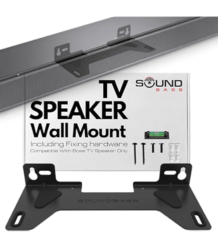 【中古】「非常に良い」Bose Soundbar Wall Bracket スピーカーブラケット ブラック Amazon.co.jp: Bose Soundbar Wall Bracket スピーカーブラケット