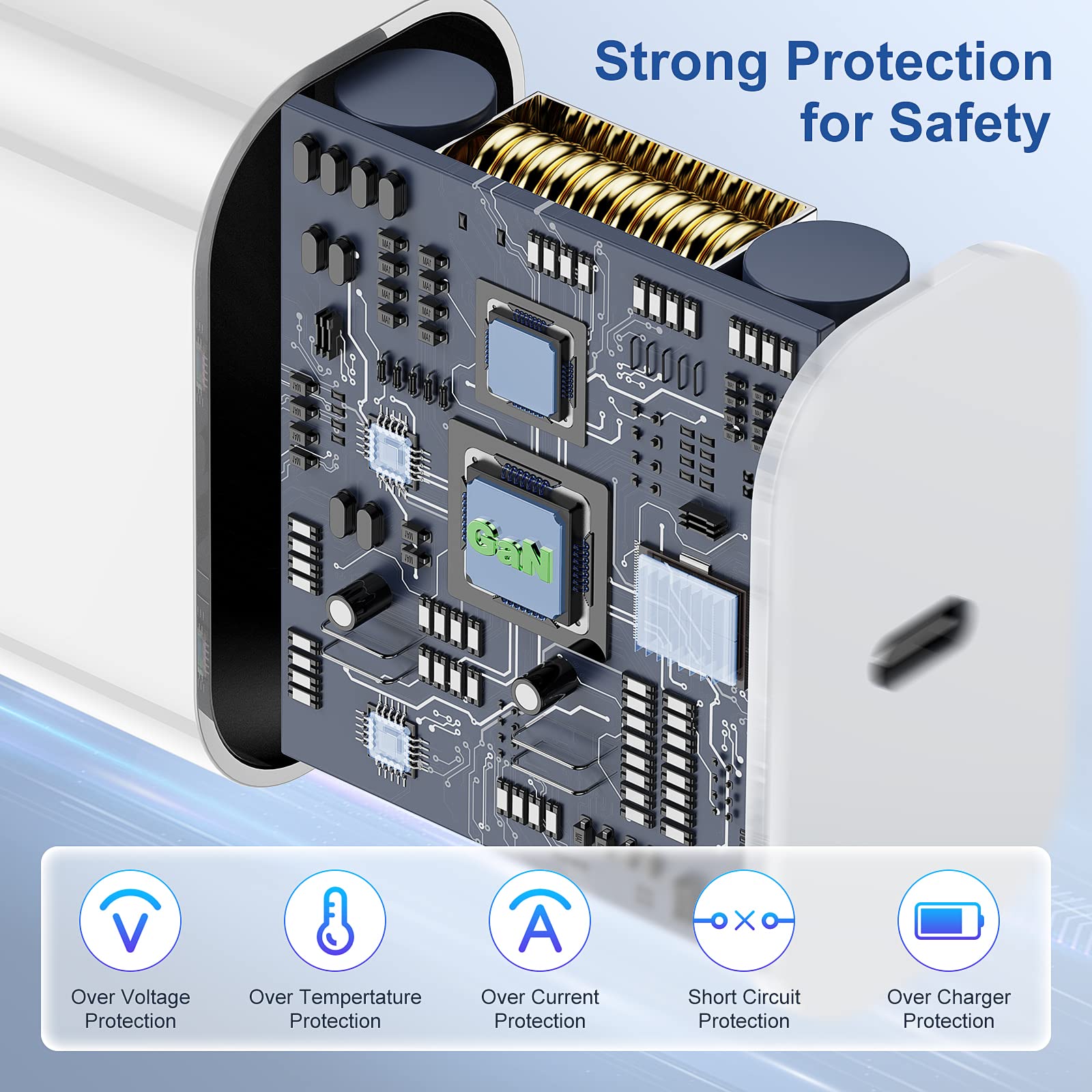 iPhone Charger Fast Charging Block, [MFi Certified] Wall Charger Plug and 6ft USB C to Lightning Cable Cord, Type C Adapter Cube Brick Box for Apple iPhone 14 Pro Max/14/13 Pro/12 Mini/12/11/iPad Air