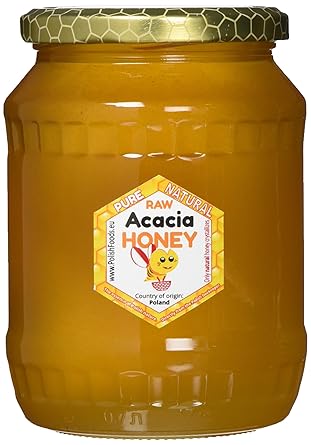 Roher Honig Direkt Vom Imker Akazien 1 Kg Roh Naturlich Sehr Gesund Ohne Zusatze Ungefiltert Nicht Geschleudert Oder Erhitzt Amazon De Lebensmittel Getranke
