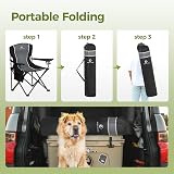 ALPHA CAMP Heavy Duty Folding Camping Chair 160 kg Support Cup Holder Side view 9
